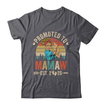 Promoted To Mamaw Est 2026 Retro First Time Mamaw Shirt & Tank Top | siriusteestore