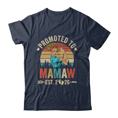 Promoted To Mamaw Est 2026 Retro First Time Mamaw Shirt & Tank Top | siriusteestore