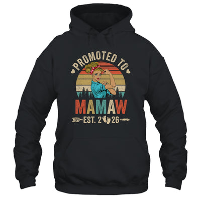 Promoted To Mamaw Est 2026 Retro First Time Mamaw Shirt & Tank Top | siriusteestore