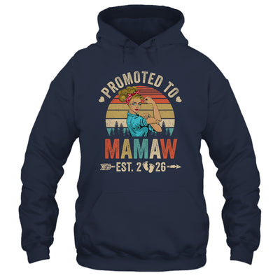 Promoted To Mamaw Est 2026 Retro First Time Mamaw Shirt & Tank Top | siriusteestore