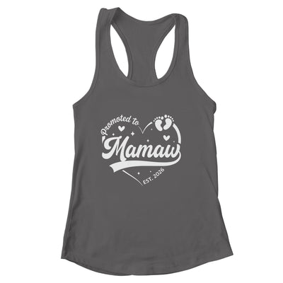 Promoted To Mamaw Est 2026 Soon To Be New Grandmom Heart Shirt & Tank Top | siriusteestore
