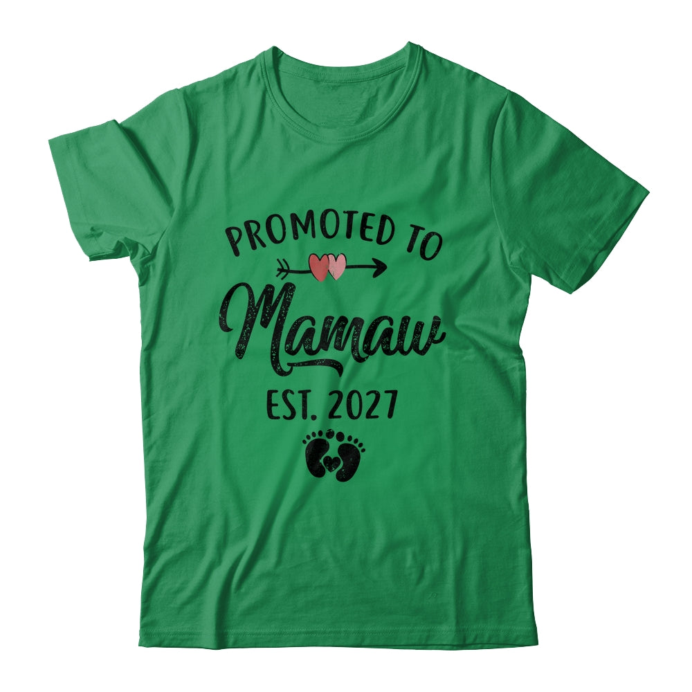 Promoted To Mamaw Est 2027 First Time Mothers Day Shirt & Hoodie | siriusteestore