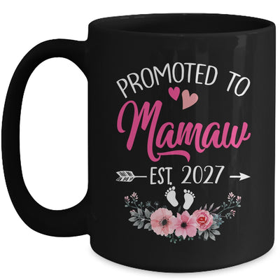 Promoted To Mamaw Est 2027 Mothers Day First Time Mug | siriusteestore