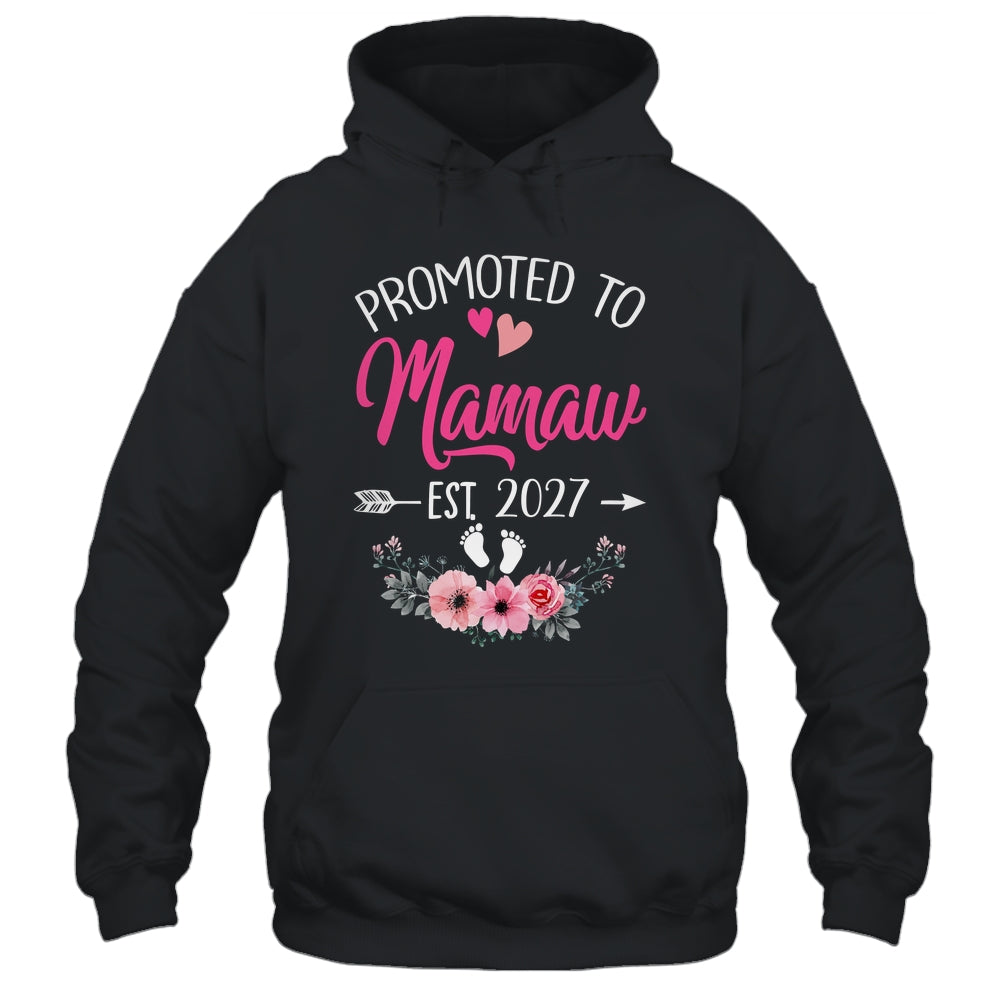 Promoted To Mamaw Est 2027 Mothers Day First Time Shirt & Tank Top | siriusteestore
