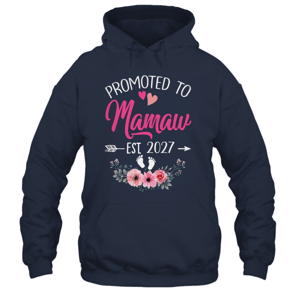 Promoted To Mamaw Est 2027 Mothers Day First Time Shirt & Tank Top | siriusteestore