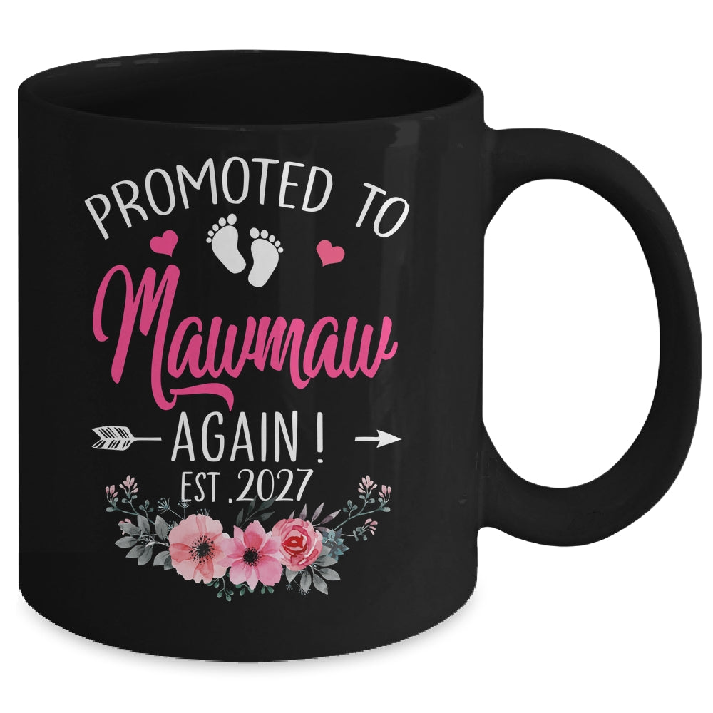 Promoted To Mawmaw Again Est 2027 Mothers Day Mug | siriusteestore