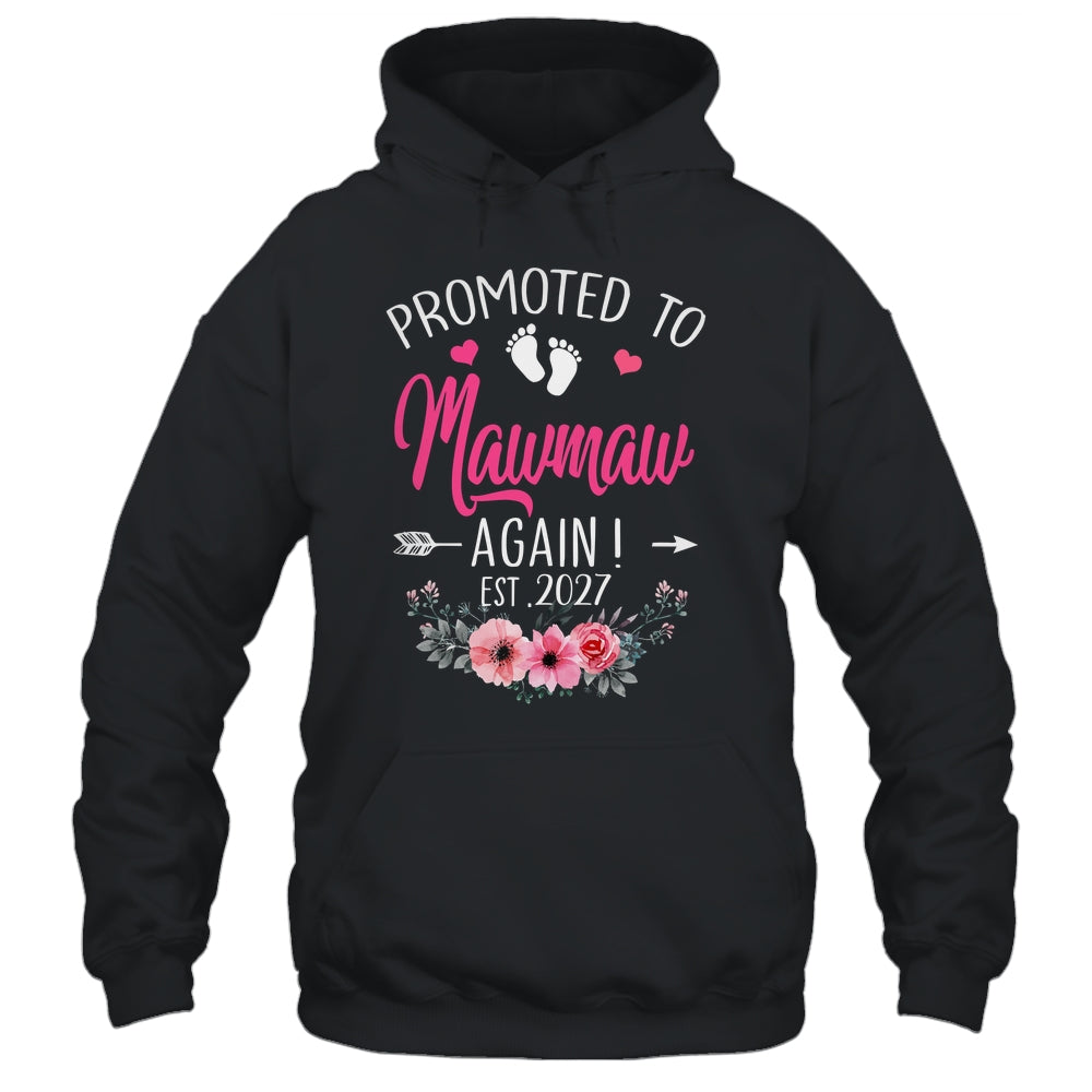 Promoted To Mawmaw Again Est 2027 Mothers Day Shirt & Tank Top | siriusteestore
