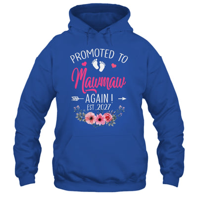 Promoted To Mawmaw Again Est 2027 Mothers Day Shirt & Tank Top | siriusteestore