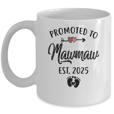Promoted To Mawmaw Est 2025 First Time Mothers Day Mug | siriusteestore
