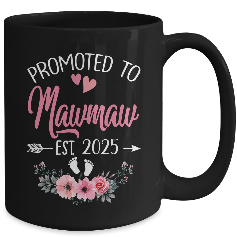 Promoted To Mawmaw Est 2025 Mothers Day First Time Mug | siriusteestore
