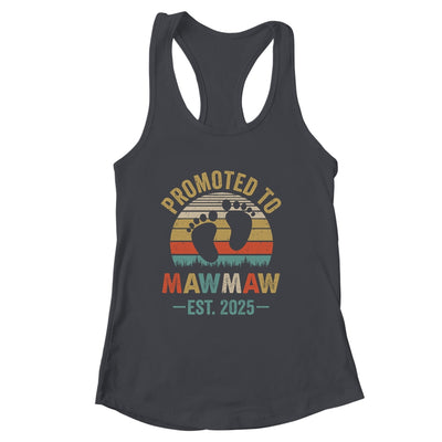 Promoted To Mawmaw Est 2025 Mothers Day Vintage Shirt & Tank Top | siriusteestore