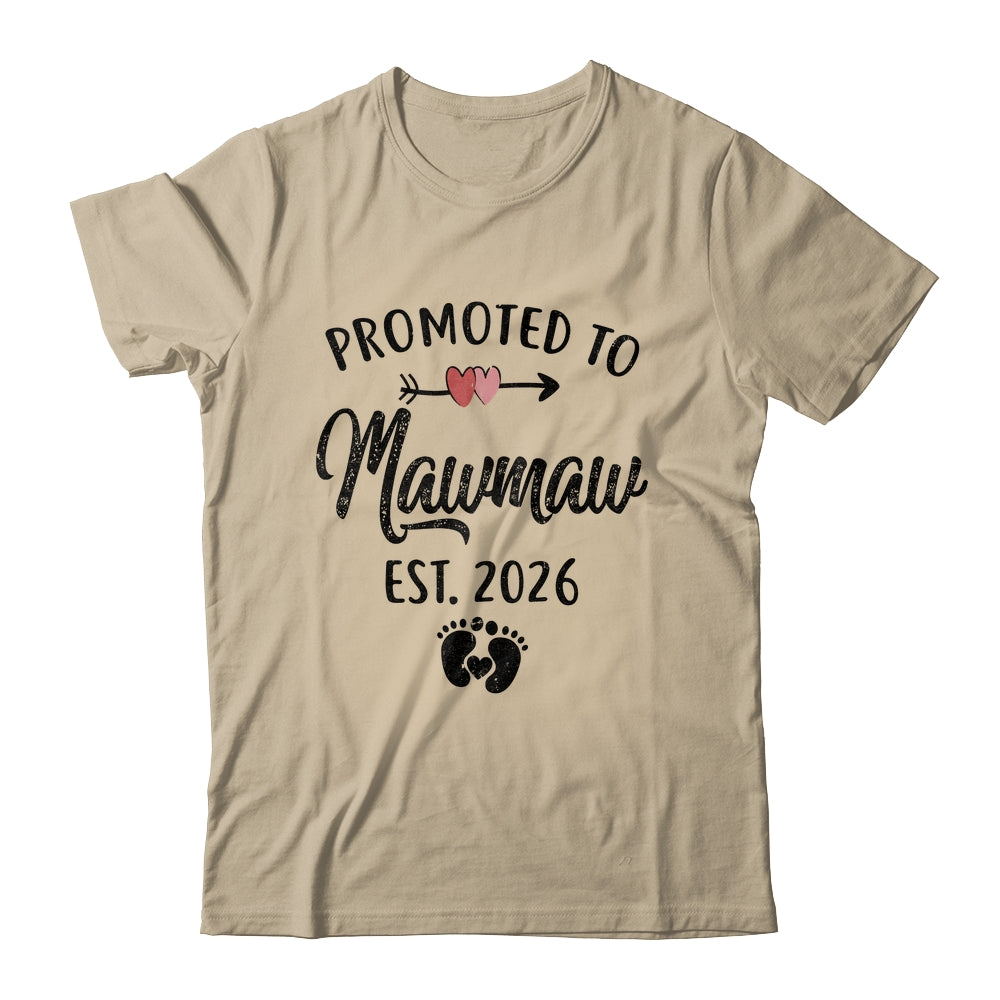Promoted To Mawmaw Est 2026 First Time Mothers Day Shirt & Hoodie | siriusteestore