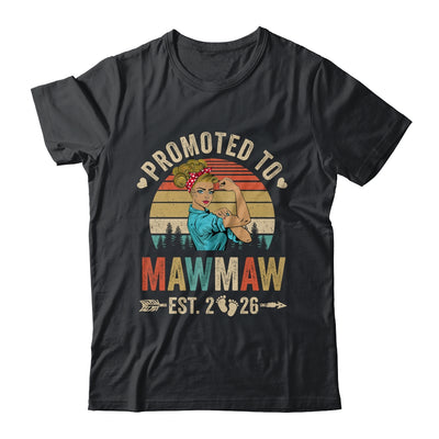 Promoted To Mawmaw Est 2026 Retro First Time Mawmaw Shirt & Tank Top | siriusteestore