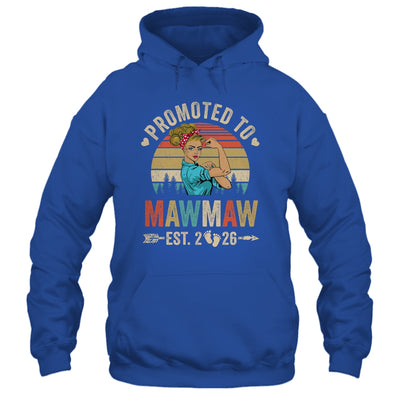 Promoted To Mawmaw Est 2026 Retro First Time Mawmaw Shirt & Tank Top | siriusteestore