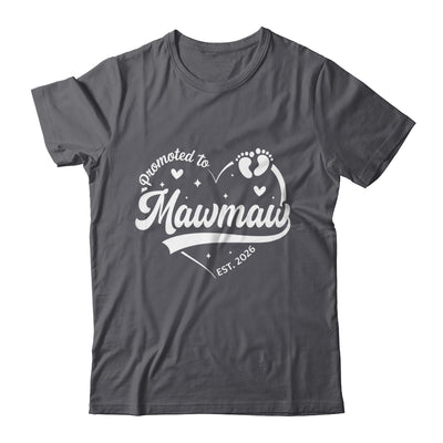 Promoted To Mawmaw Est 2026 Soon To Be New Grandmom Heart Shirt & Tank Top | siriusteestore