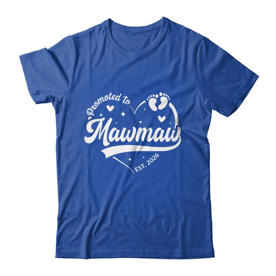 Promoted To Mawmaw Est 2026 Soon To Be New Grandmom Heart Shirt & Tank Top | siriusteestore