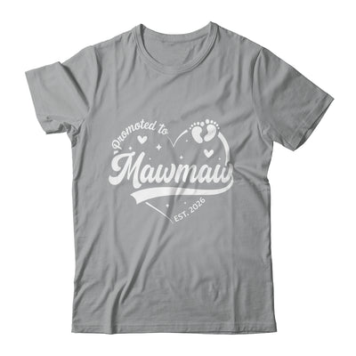 Promoted To Mawmaw Est 2026 Soon To Be New Grandmom Heart Shirt & Tank Top | siriusteestore