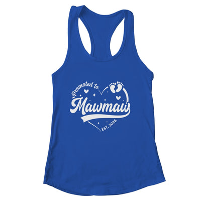 Promoted To Mawmaw Est 2026 Soon To Be New Grandmom Heart Shirt & Tank Top | siriusteestore