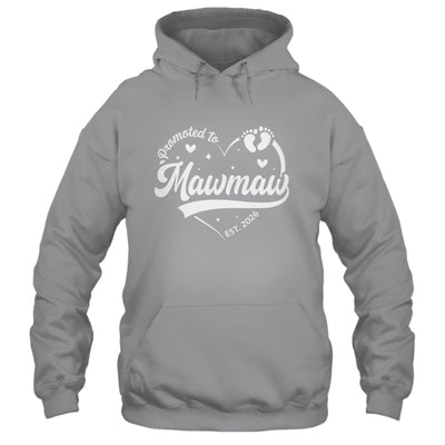 Promoted To Mawmaw Est 2026 Soon To Be New Grandmom Heart Shirt & Tank Top | siriusteestore