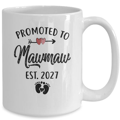 Promoted To Mawmaw Est 2027 First Time Mothers Day Mug | siriusteestore