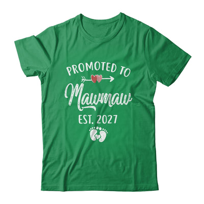 Promoted To Mawmaw Est 2027 Funny First Time Mothers Day Shirt & Hoodie | siriusteestore
