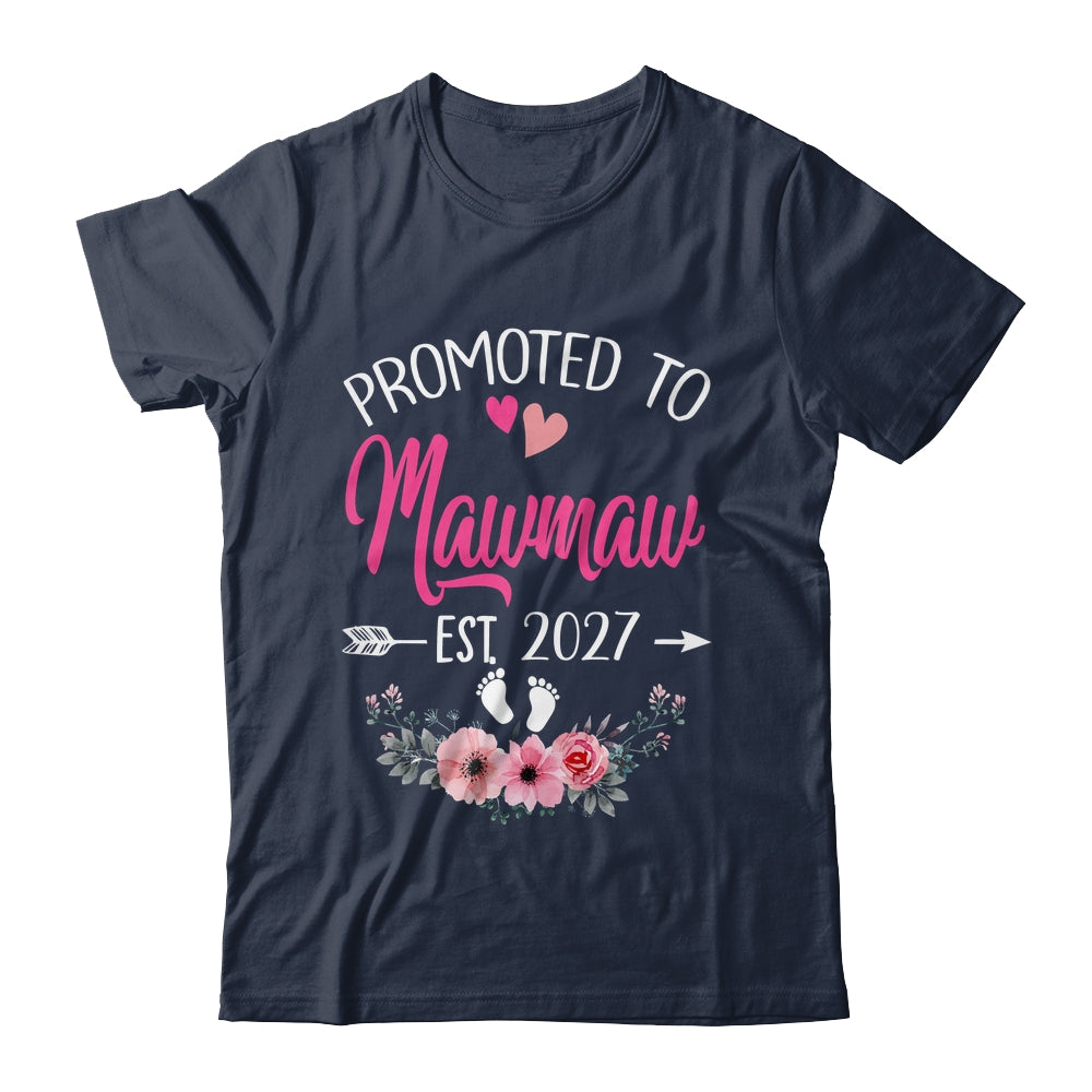 Promoted To Mawmaw Est 2027 Mothers Day First Time Shirt & Tank Top | siriusteestore