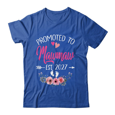 Promoted To Mawmaw Est 2027 Mothers Day First Time Shirt & Tank Top | siriusteestore