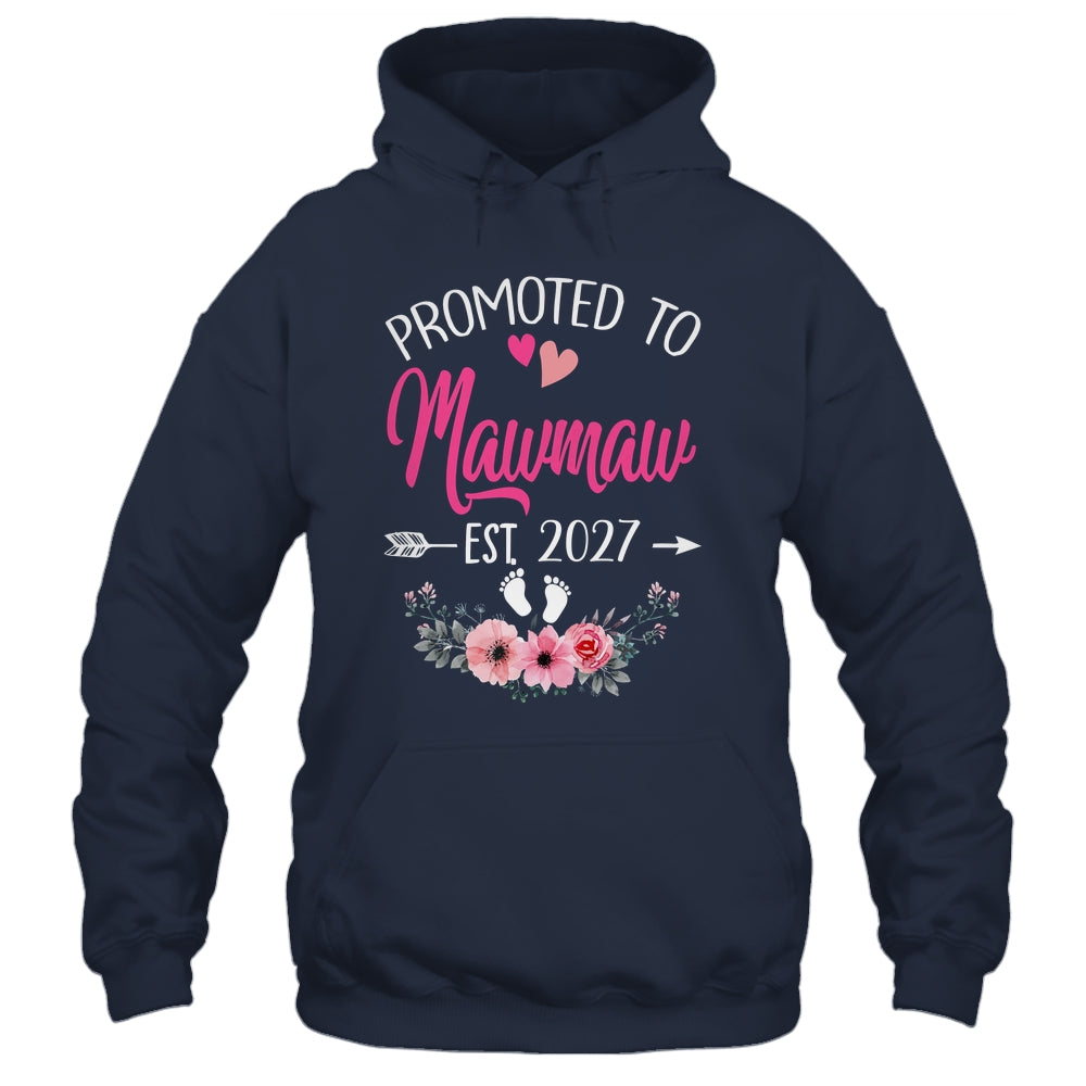 Promoted To Mawmaw Est 2027 Mothers Day First Time Shirt & Tank Top | siriusteestore