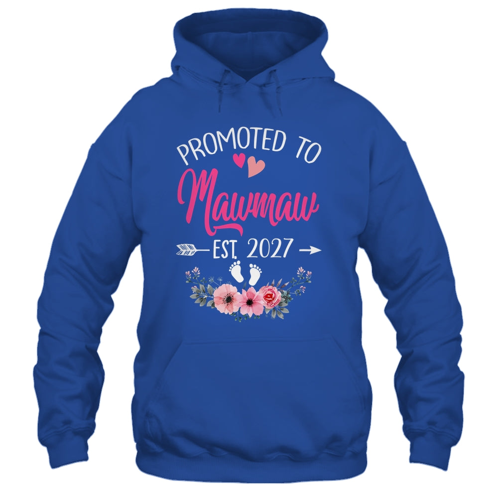 Promoted To Mawmaw Est 2027 Mothers Day First Time Shirt & Tank Top | siriusteestore