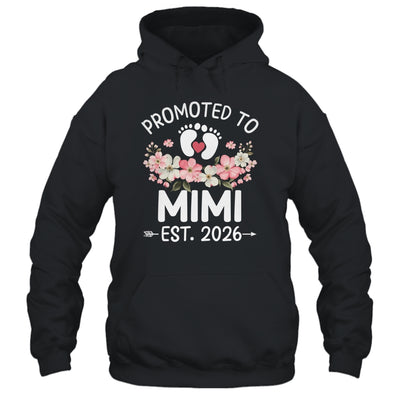 Promoted To Mimi 2026 First Time Floral New Mimi Shirt & Hoodie | siriusteestore