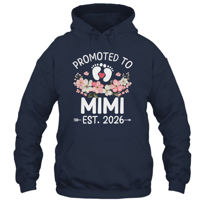 Promoted To Mimi 2026 First Time Floral New Mimi Shirt & Hoodie | siriusteestore