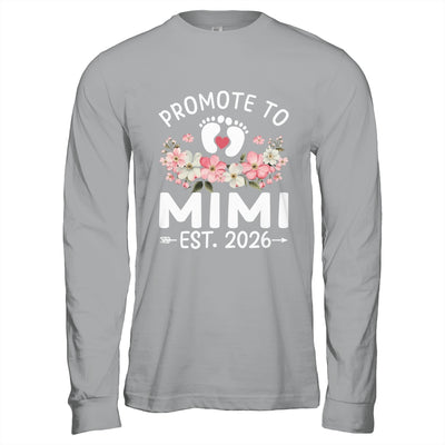 Promoted To Mimi 2026 First Time Floral New Mimi Shirt & Hoodie | siriusteestore