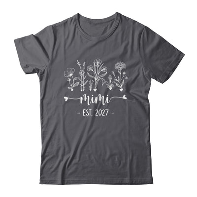 Promoted To Mimi 2027 Pregnancy Announcement Floral Shirt & Tank Top | siriusteestore