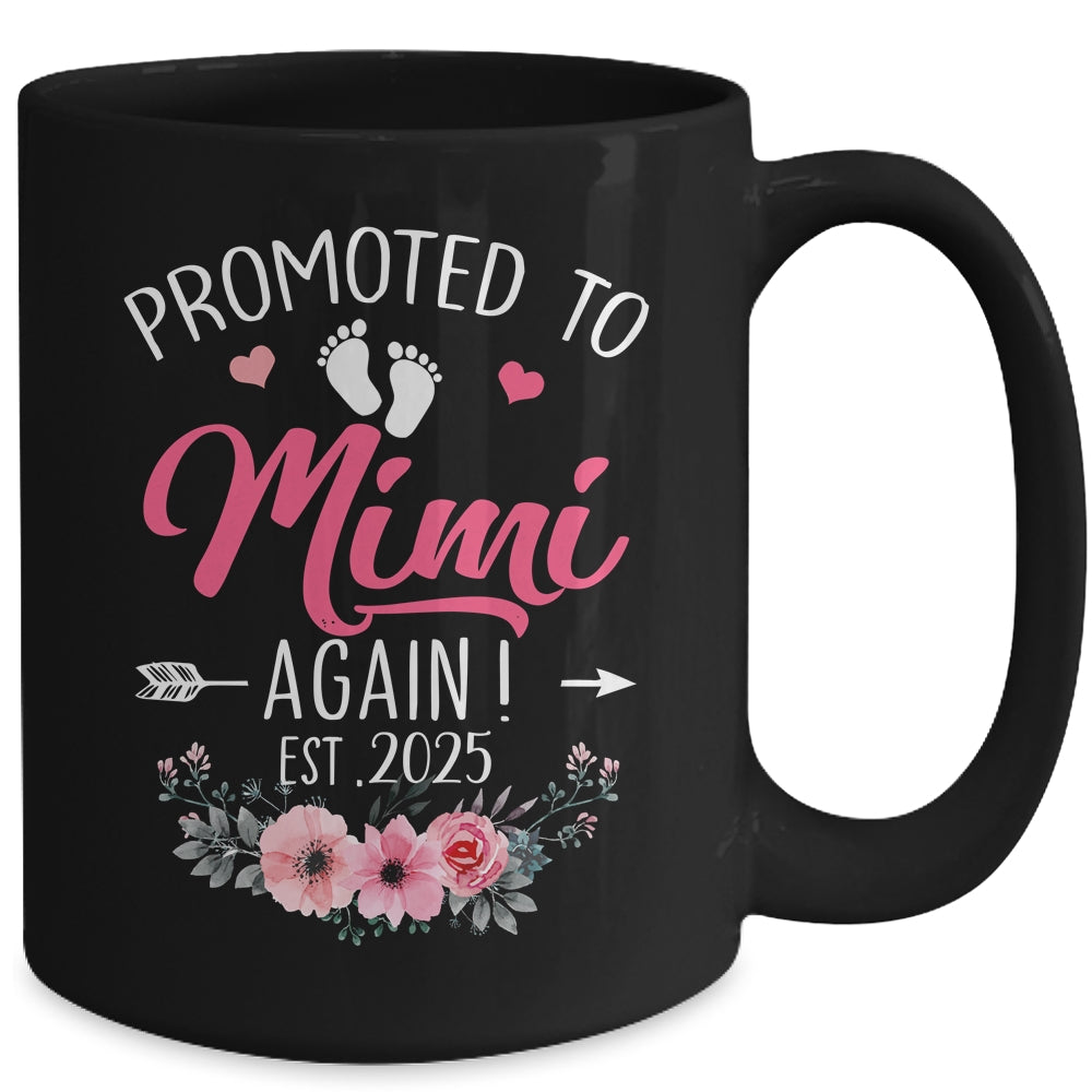 Promoted To Mimi Again Est 2025 Mothers Day Mug | siriusteestore