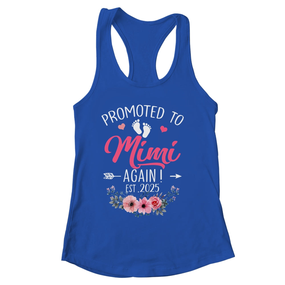 Promoted To Mimi Again Est 2025 Mothers Day Shirt & Tank Top | siriusteestore