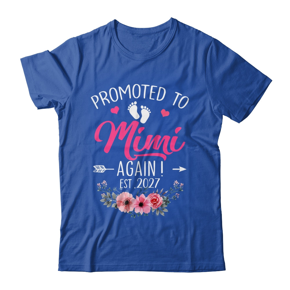 Promoted To Mimi Again Est 2027 Mothers Day Shirt & Tank Top | siriusteestore