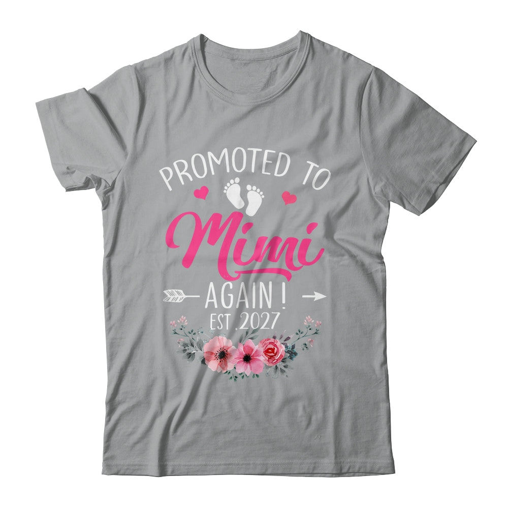 Promoted To Mimi Again Est 2027 Mothers Day Shirt & Tank Top | siriusteestore