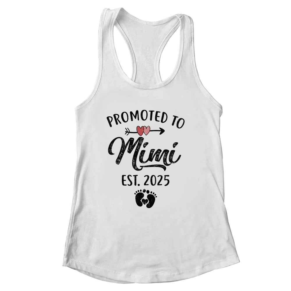 Promoted To Mimi Est 2025 First Time Mothers Day Shirt & Tank Top | siriusteestore