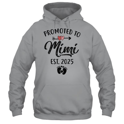Promoted To Mimi Est 2025 First Time Mothers Day Shirt & Tank Top | siriusteestore