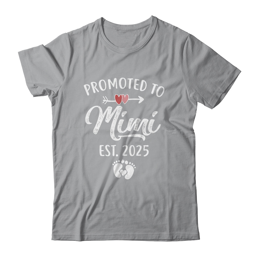 Promoted To Mimi Est 2025 Funny First Time Mothers Day Shirt & Tank Top | siriusteestore