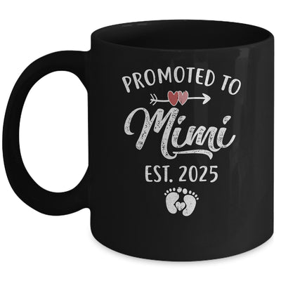 Promoted To Mimi Est 2025 Funny First Time Mothers Day Mug | siriusteestore