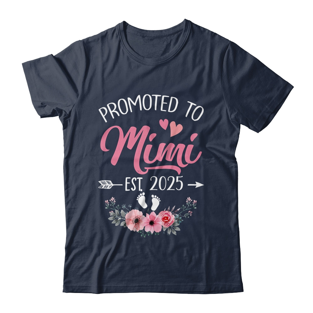 Promoted To Mimi Est 2025 Mothers Day First Time Shirt & Tank Top | siriusteestore
