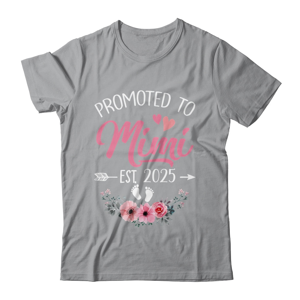 Promoted To Mimi Est 2025 Mothers Day First Time Shirt & Tank Top | siriusteestore