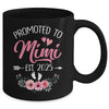 Promoted To Mimi Est 2025 Mothers Day First Time Mug | siriusteestore