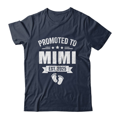 Promoted To Mimi Est 2025 Mothers Day First Time New Mimi Shirt & Tank Top | siriusteestore