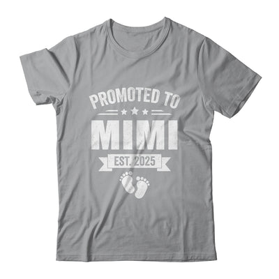 Promoted To Mimi Est 2025 Mothers Day First Time New Mimi Shirt & Tank Top | siriusteestore