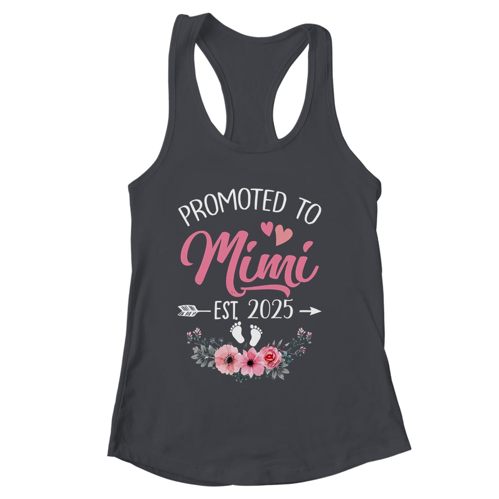 Promoted To Mimi Est 2025 Mothers Day First Time Shirt & Tank Top | siriusteestore