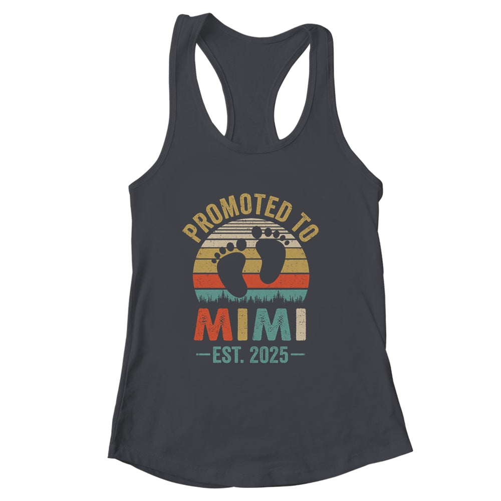 Promoted To Mimi Est 2025 Mothers Day Vintage Shirt & Tank Top | siriusteestore