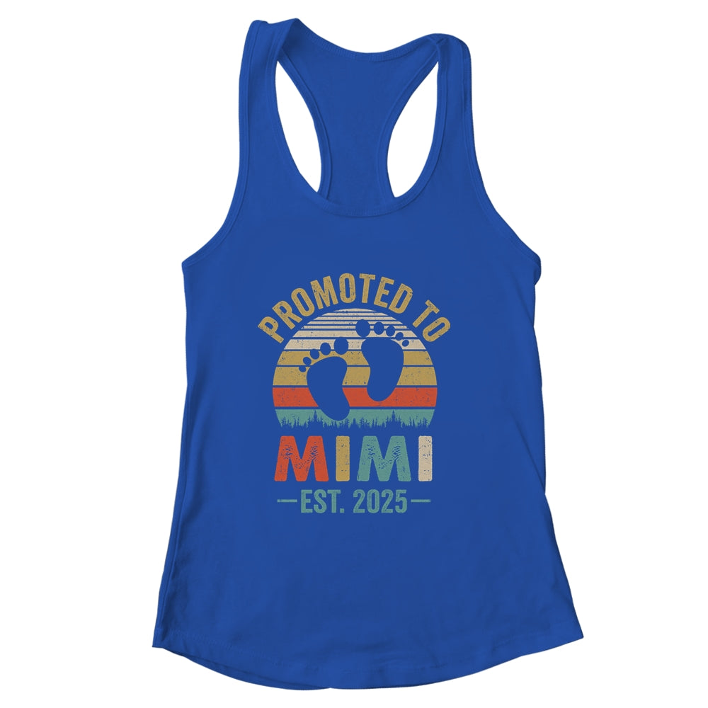 Promoted To Mimi Est 2025 Mothers Day Vintage Shirt & Tank Top | siriusteestore