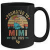 Promoted To Mimi Est 2025 Retro First Time Mimi Mug | siriusteestore